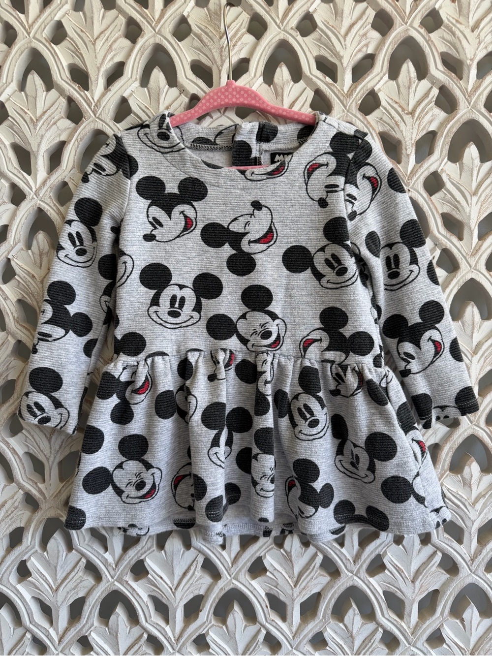 Disney Mickey Mouse Girls Peplum Top Size 2T